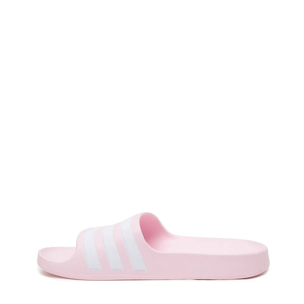 Store adidas Adilette Aqua Slide Sandal - Little Kid / Big Kid - Clear Pink