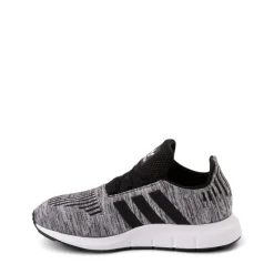 Store adidas Swift Run Athletic Shoe - Little Kid - Grey / Black