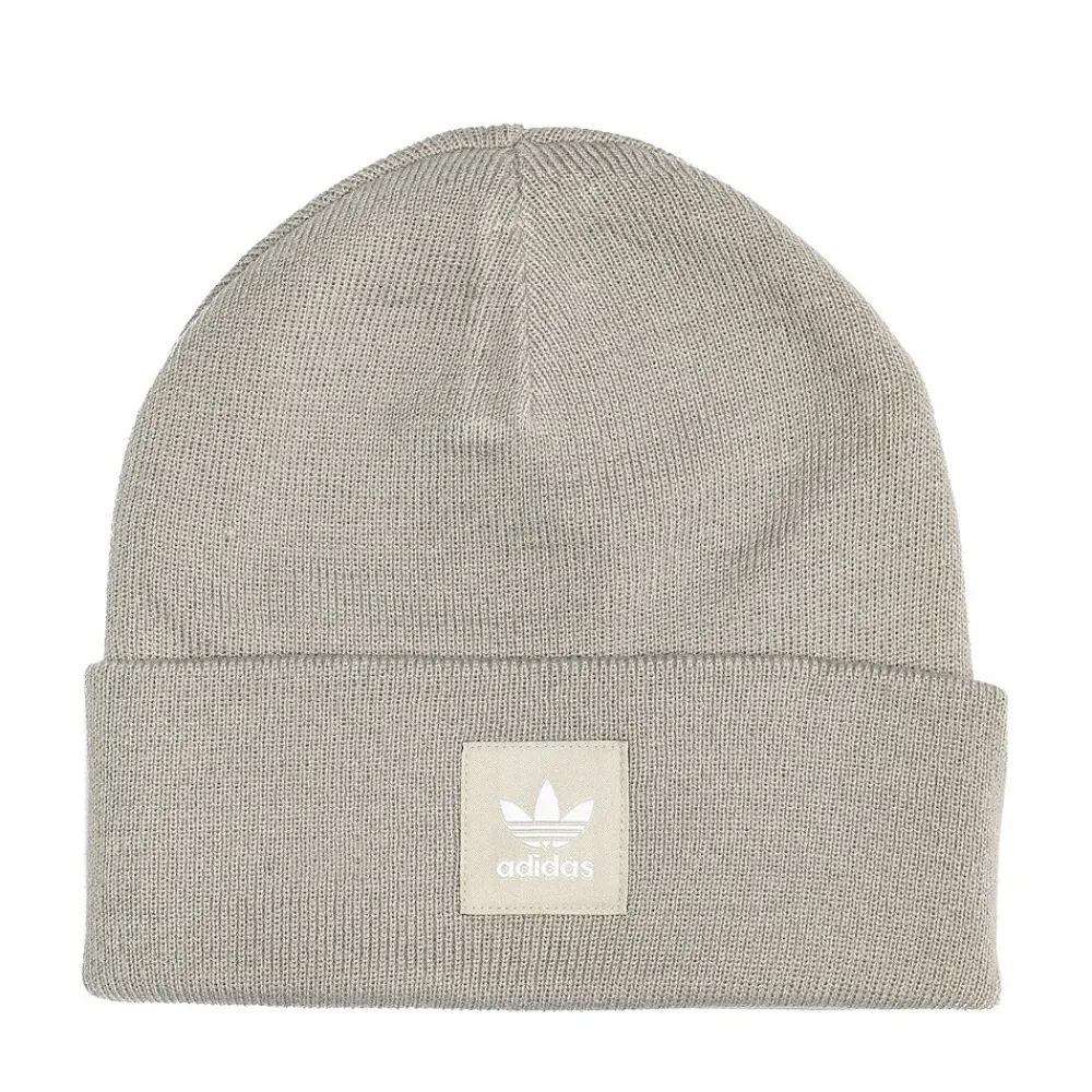 Best Sale adidas Trefoil Cuff Beanie - Grey Heather