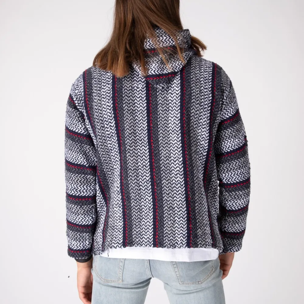 Hot Crocs Baja Poncho - Black / Grey