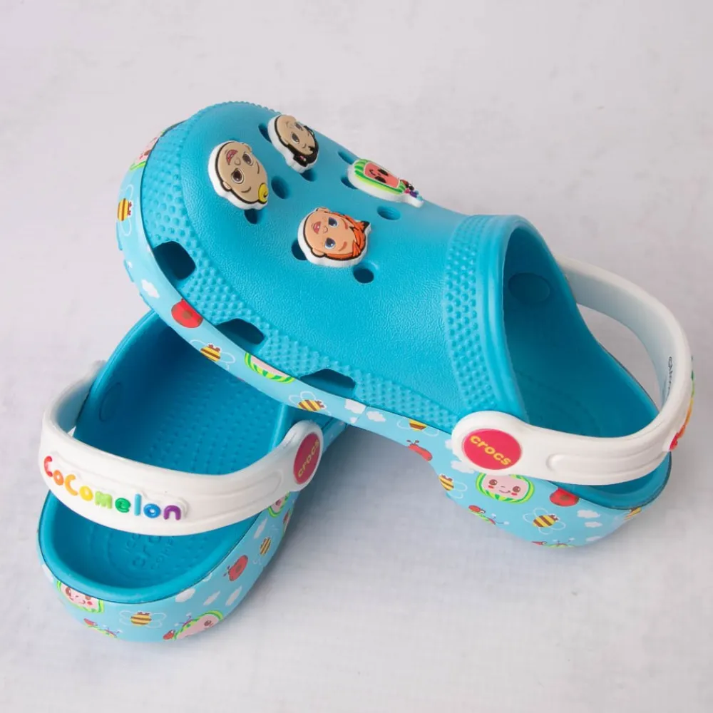 Outlet Crocs Cocomelon X Classic Clog - Baby / Toddler - Electric Blue