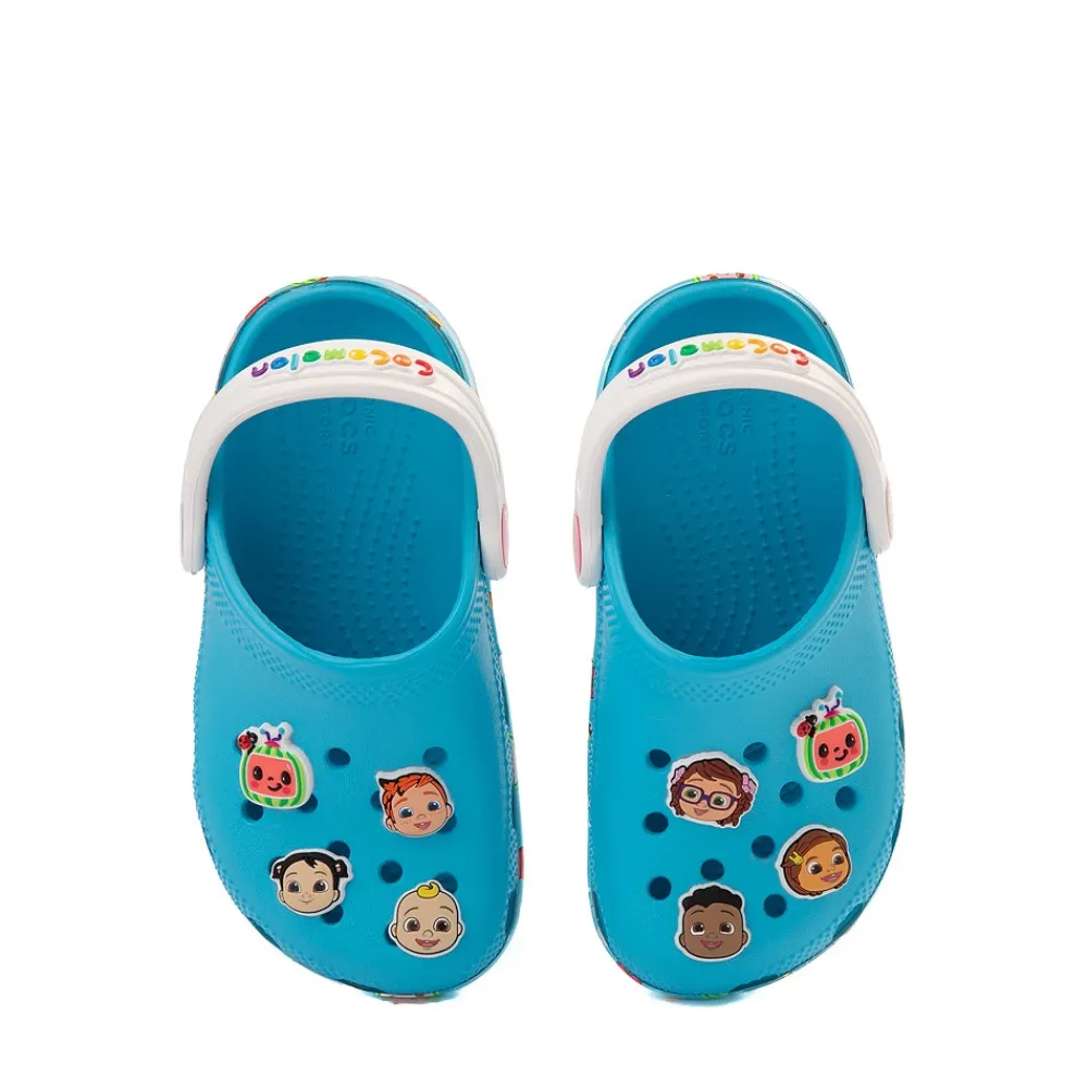 Outlet Crocs Cocomelon X Classic Clog - Baby / Toddler - Electric Blue