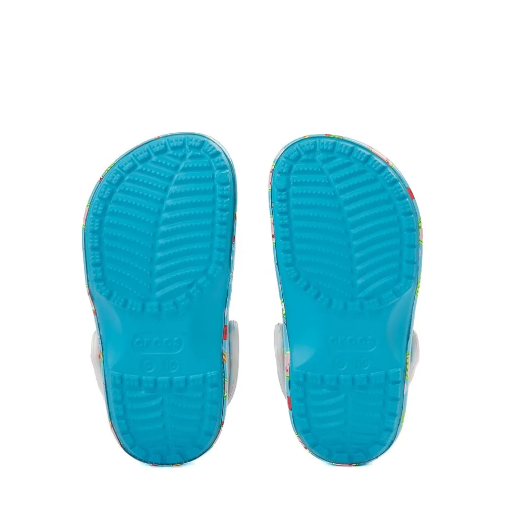Outlet Crocs Cocomelon X Classic Clog - Baby / Toddler - Electric Blue