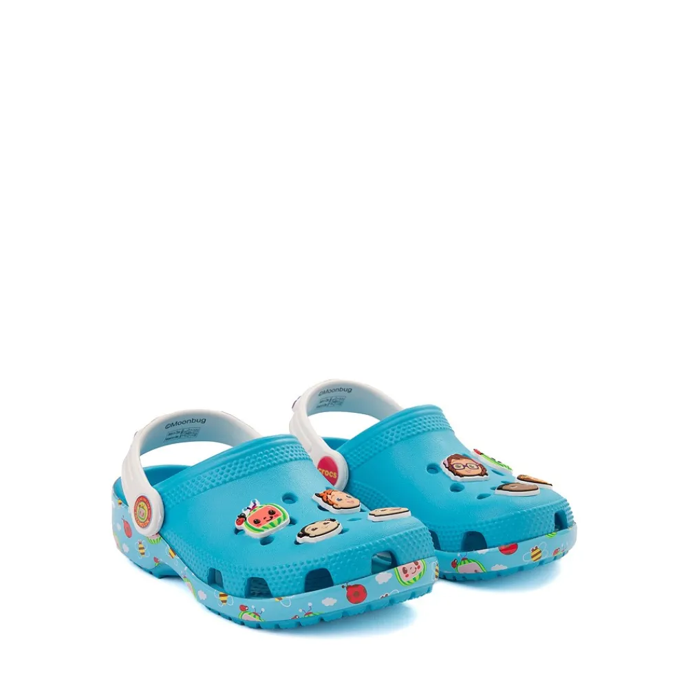 Outlet Crocs Cocomelon X Classic Clog - Baby / Toddler - Electric Blue