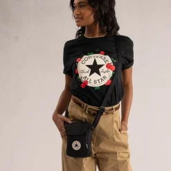 Clearance Converse Chuck Patch Crossbody 2 Bag - Black