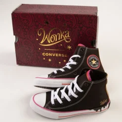 Clearance Converse X Wonka Chuck Taylor All Star Hi Sneaker - Little Kid - Brown