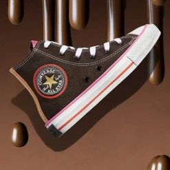 Clearance Converse X Wonka Chuck Taylor All Star Hi Sneaker - Little Kid - Brown
