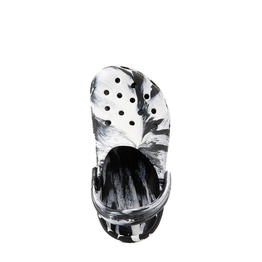 Best Crocs Classic Clog - Baby / Toddler - Marbled Black / White