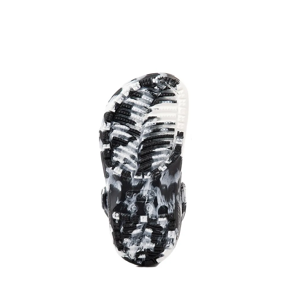 Best Crocs Classic Clog - Baby / Toddler - Marbled Black / White