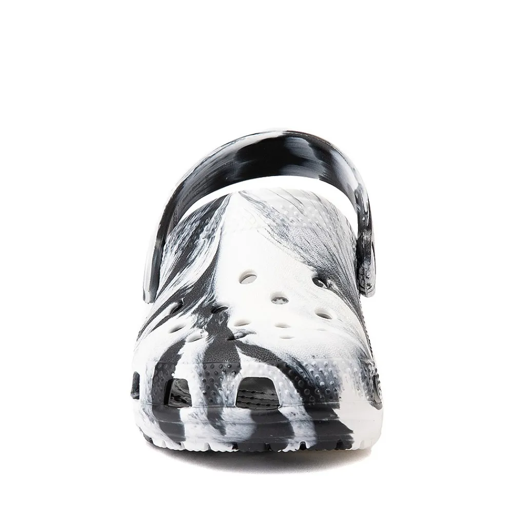 Best Crocs Classic Clog - Baby / Toddler - Marbled Black / White
