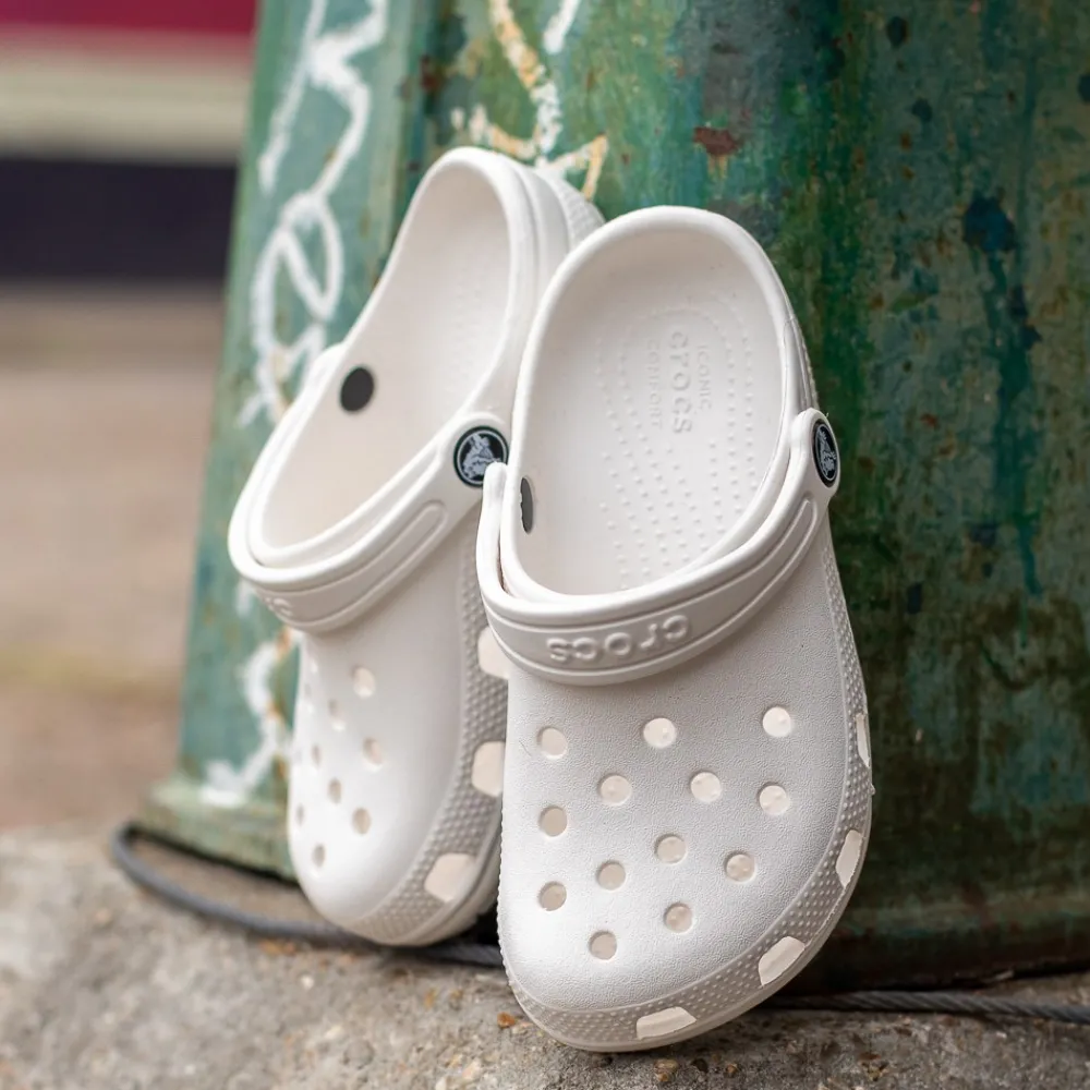 Hot Crocs Classic Clog - Little Kid / Big Kid - White
