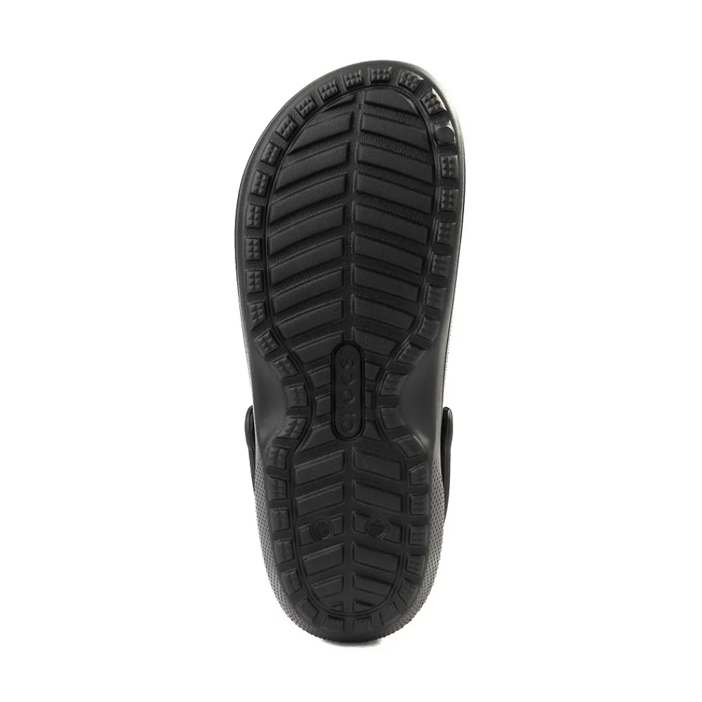 Hot Crocs Classic Fuzz-Lined Clog - Black