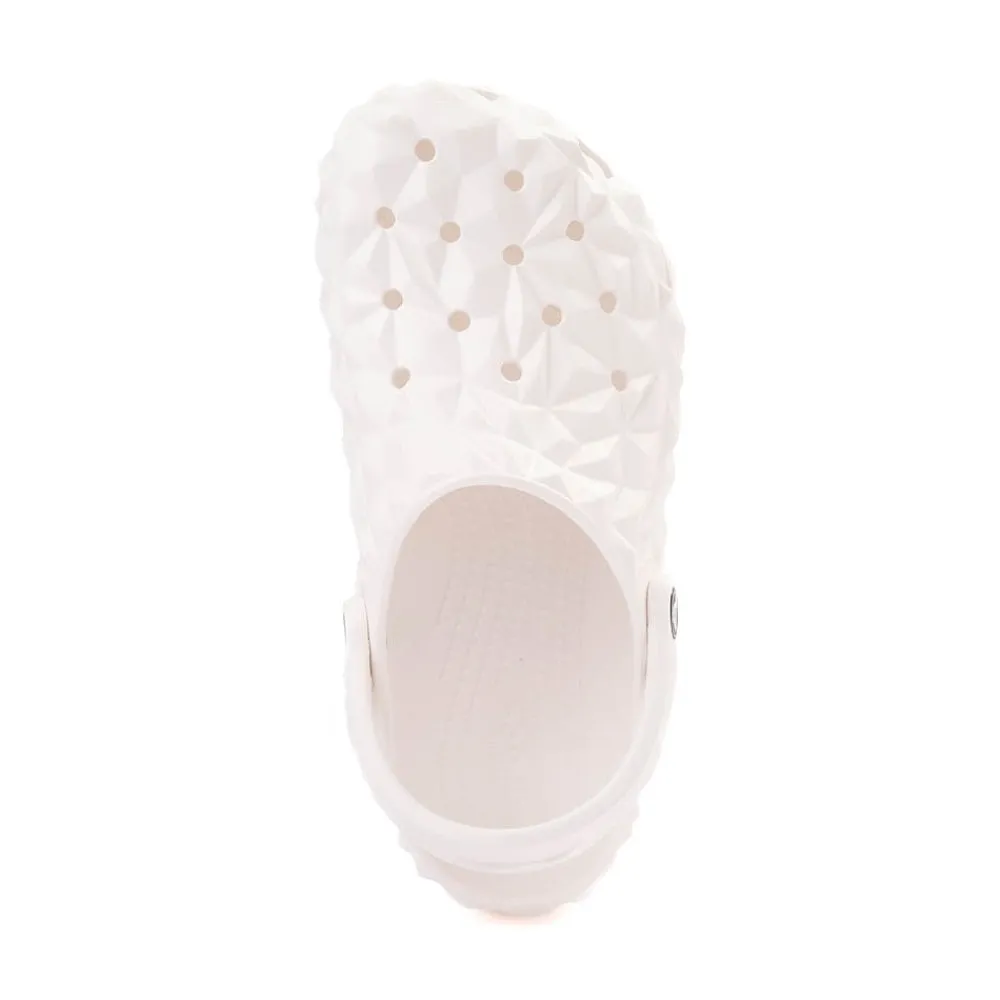 Hot Crocs Classic Geometric Clog - White