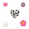 Outlet Crocs Jibbitz Girly Icon Shoe Charms 5 Pack - Multicolor