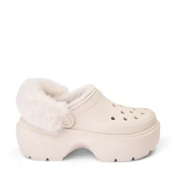 Fashion Crocs Stomp Lined Platform Clog - Stucco