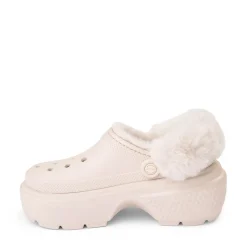 Fashion Crocs Stomp Lined Platform Clog - Stucco