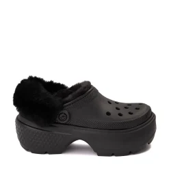 Shop Crocs Stomp Lined Platform Clog - Black