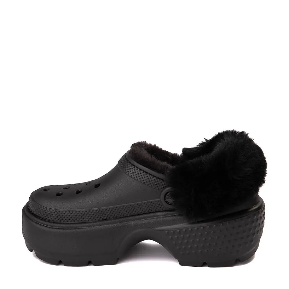 Shop Crocs Stomp Lined Platform Clog - Black