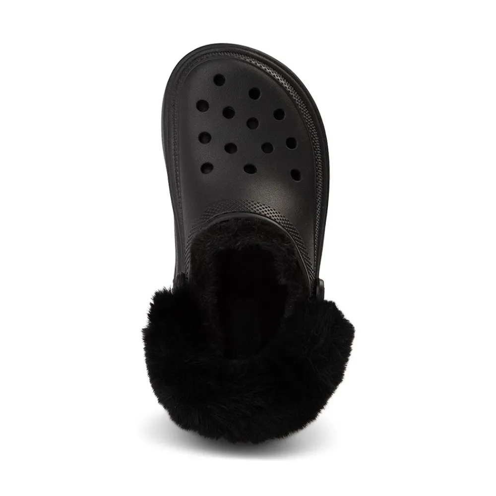 Shop Crocs Stomp Lined Platform Clog - Black