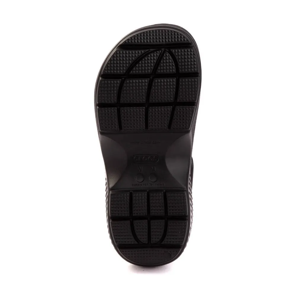 Clearance Crocs Stomp Platform Clog - Black
