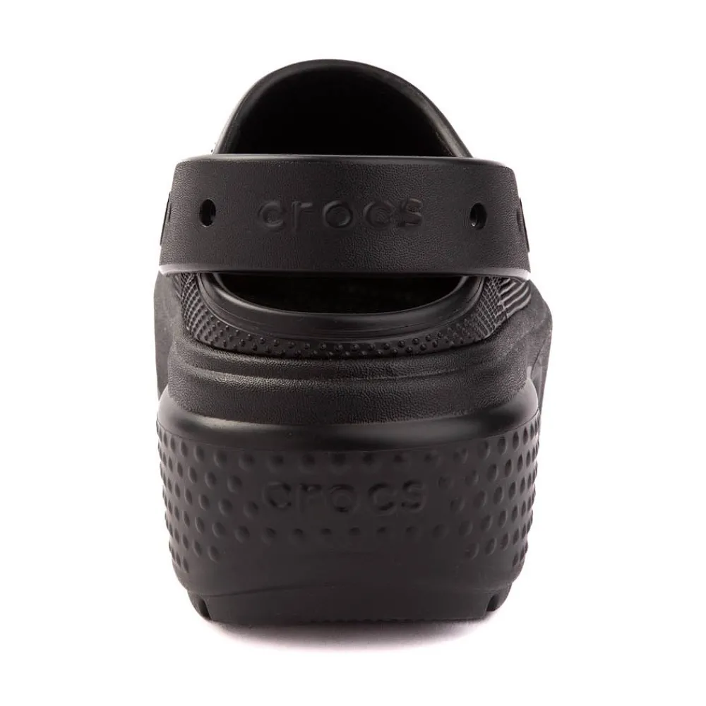 Clearance Crocs Stomp Platform Clog - Black