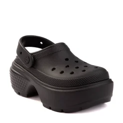 Clearance Crocs Stomp Platform Clog - Black