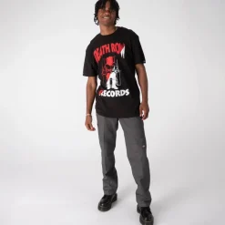 Hot Crocs Death Row Records Split Tee - Black