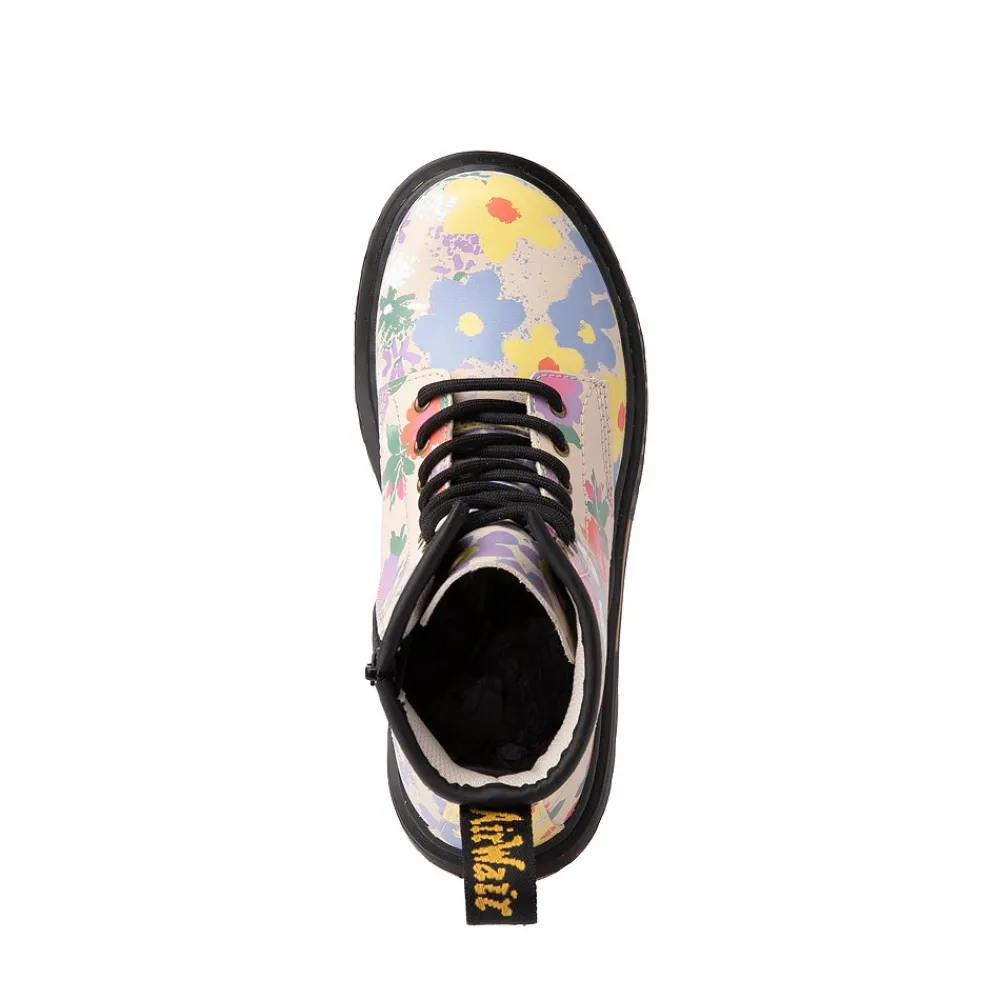 Fashion Dr. Martens 1460 8-Eye Boot - Big Kid - Floral Mashup