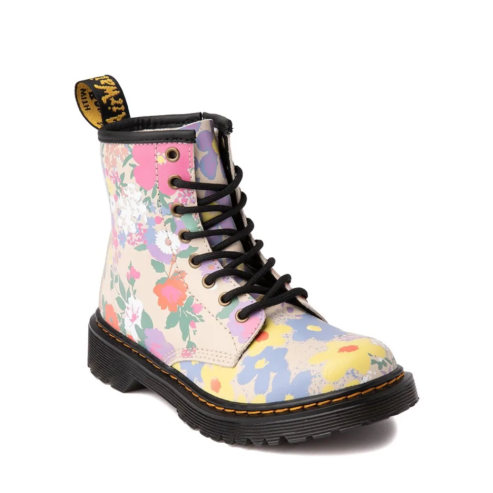 Cheap Dr. Martens 1460 8-Eye Boot - Little Kid / Big Kid - Floral Mashup