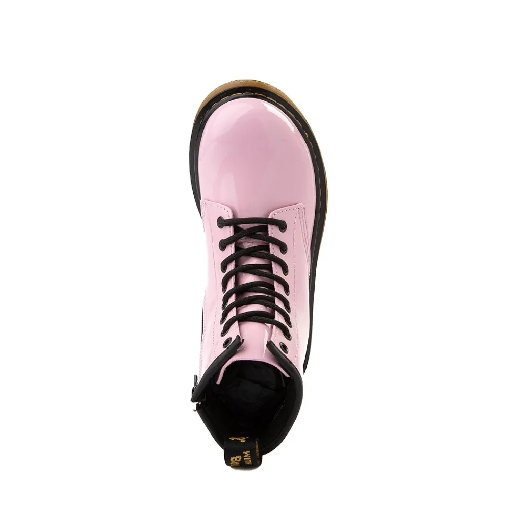Fashion Dr. Martens 1460 8-Eye Patent Boot - Little Kid / Big Kid - Pale Pink
