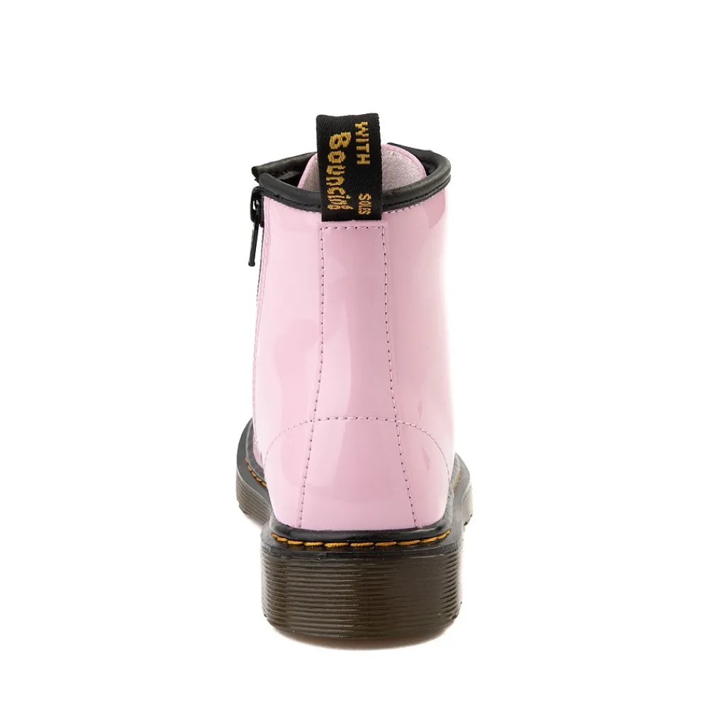 Fashion Dr. Martens 1460 8-Eye Patent Boot - Little Kid / Big Kid - Pale Pink