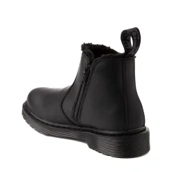 Online Dr. Martens 2976 Faux Fur-Lined Chelsea Boot - Big Kid - Black