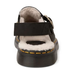 Hot Dr. Martens Jorge Ii Faux Fur Lined Mule - Black
