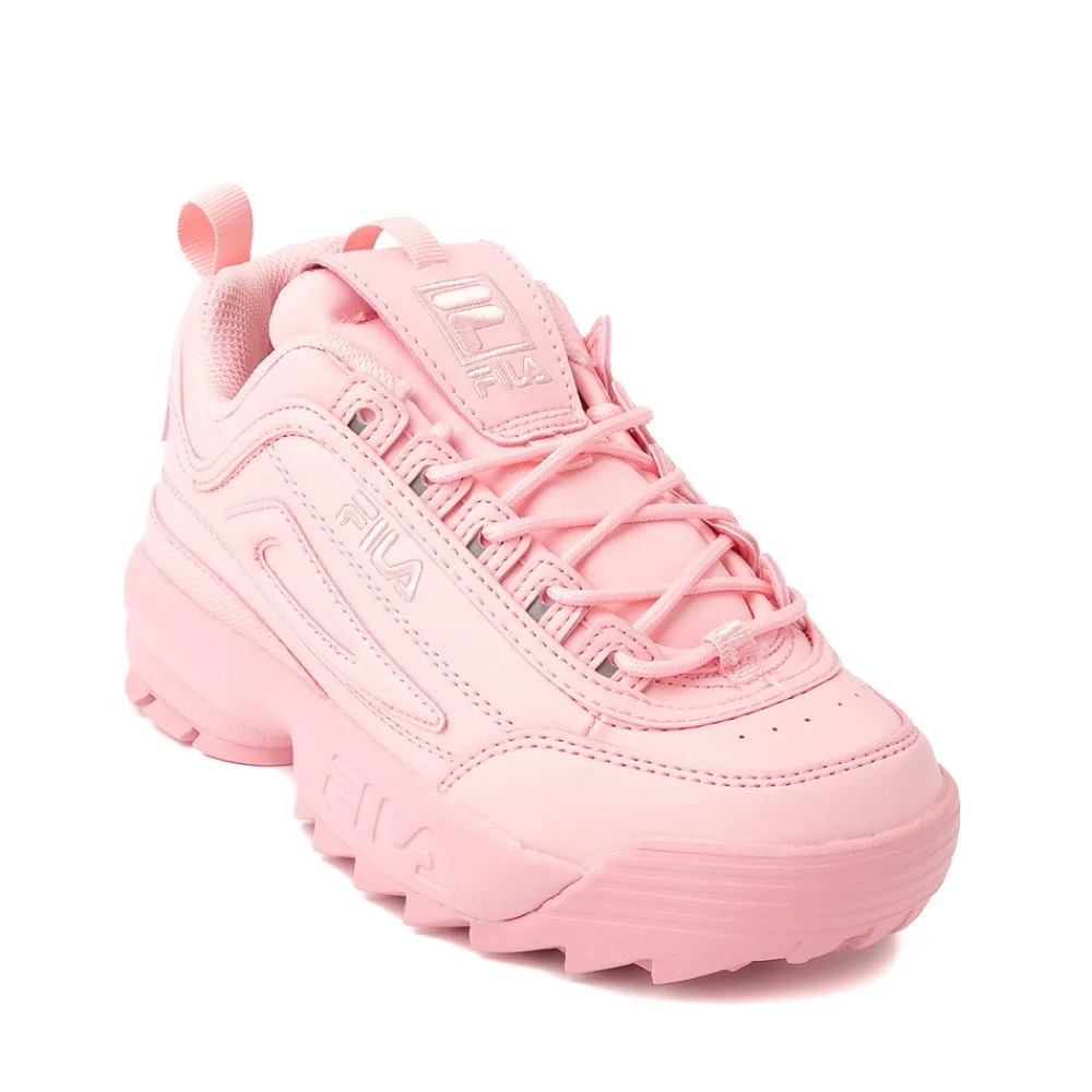 Clearance Fila Disruptor 2 Athletic Shoe - Big Kid - Pink Monochrome
