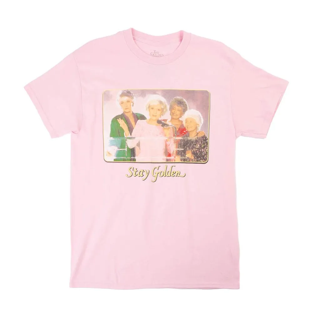 Cheap Crocs Golden Girls Stay Golden Tee - Pink