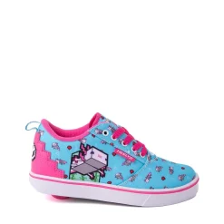 New Heelys X Minecraft Pro 20 Skate Shoe - Little Kid / Big Kid - Aqua / Pink