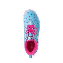 New Heelys X Minecraft Pro 20 Skate Shoe - Little Kid / Big Kid - Aqua / Pink
