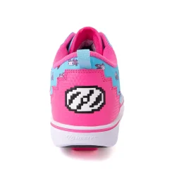 New Heelys X Minecraft Pro 20 Skate Shoe - Little Kid / Big Kid - Aqua / Pink