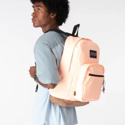 Fashion JanSport Right Pack Backpack - Peach Neon