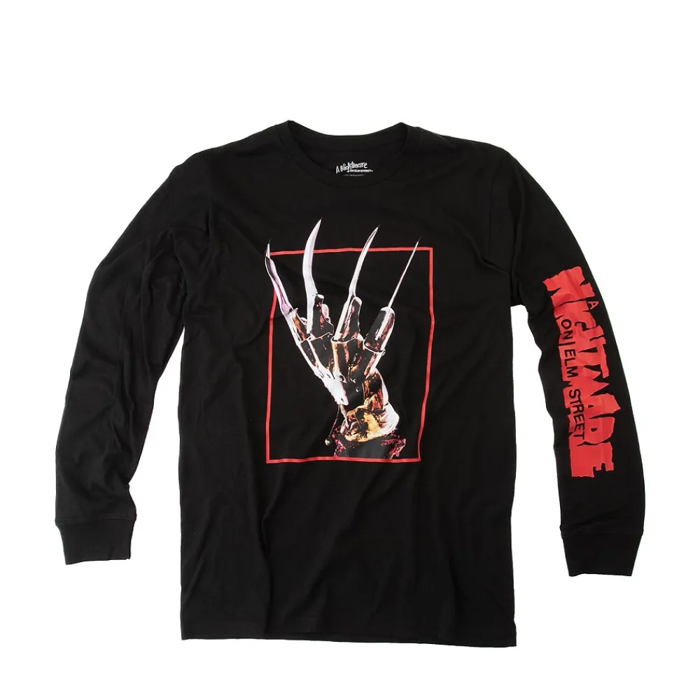 Flash Sale Crocs Mens A Nightmare On Elm Street Long Sleeve Tee - Black