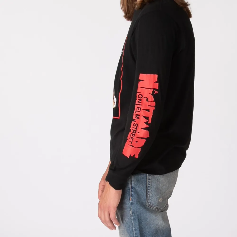 Flash Sale Crocs Mens A Nightmare On Elm Street Long Sleeve Tee - Black