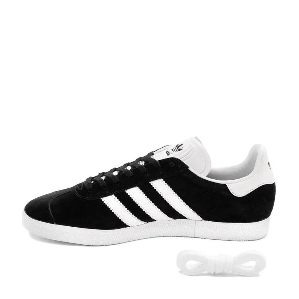 Online adidas Mens Gazelle Athletic Shoe - Black / White