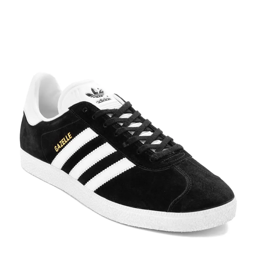 Online adidas Mens Gazelle Athletic Shoe - Black / White