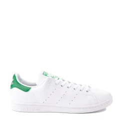 New adidas Mens Stan Smith Athletic Shoe - White / Fairway Green