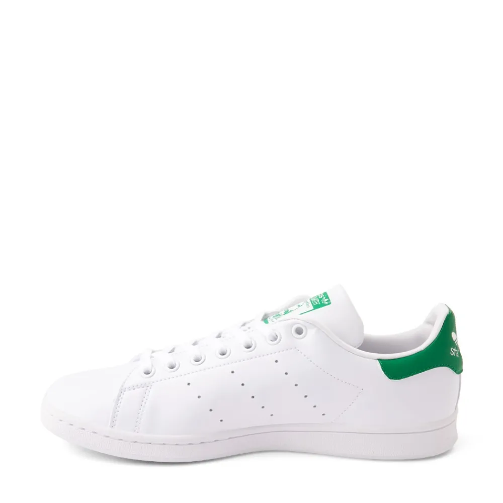 New adidas Mens Stan Smith Athletic Shoe - White / Fairway Green