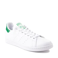 New adidas Mens Stan Smith Athletic Shoe - White / Fairway Green