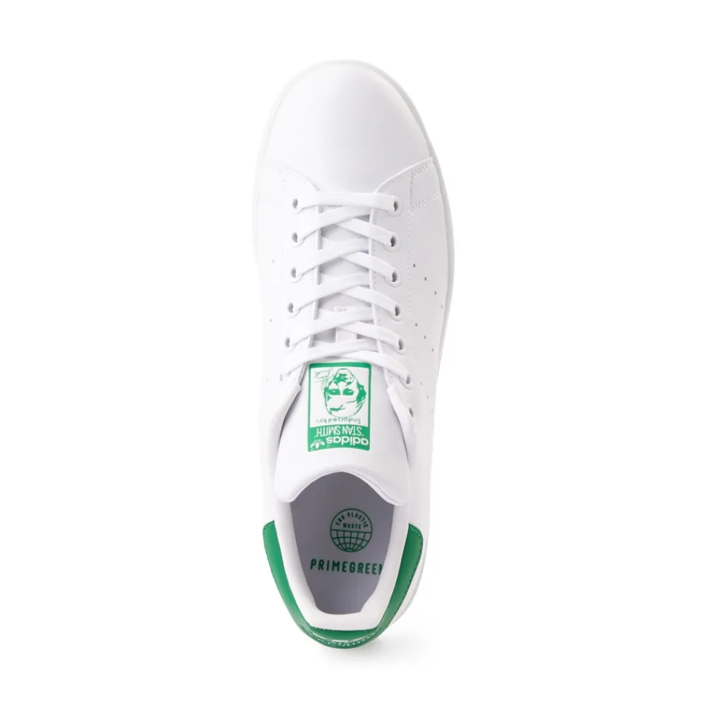New adidas Mens Stan Smith Athletic Shoe - White / Fairway Green