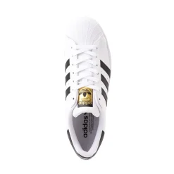 Discount adidas Mens Superstar Athletic Shoe - White / Black