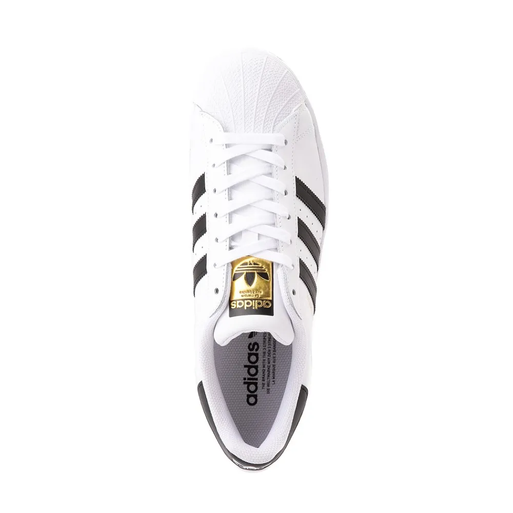 Discount adidas Mens Superstar Athletic Shoe - White / Black
