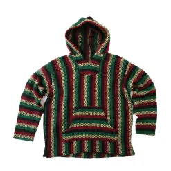 Hot Crocs Mens Baja Rasta Poncho - Multicolour